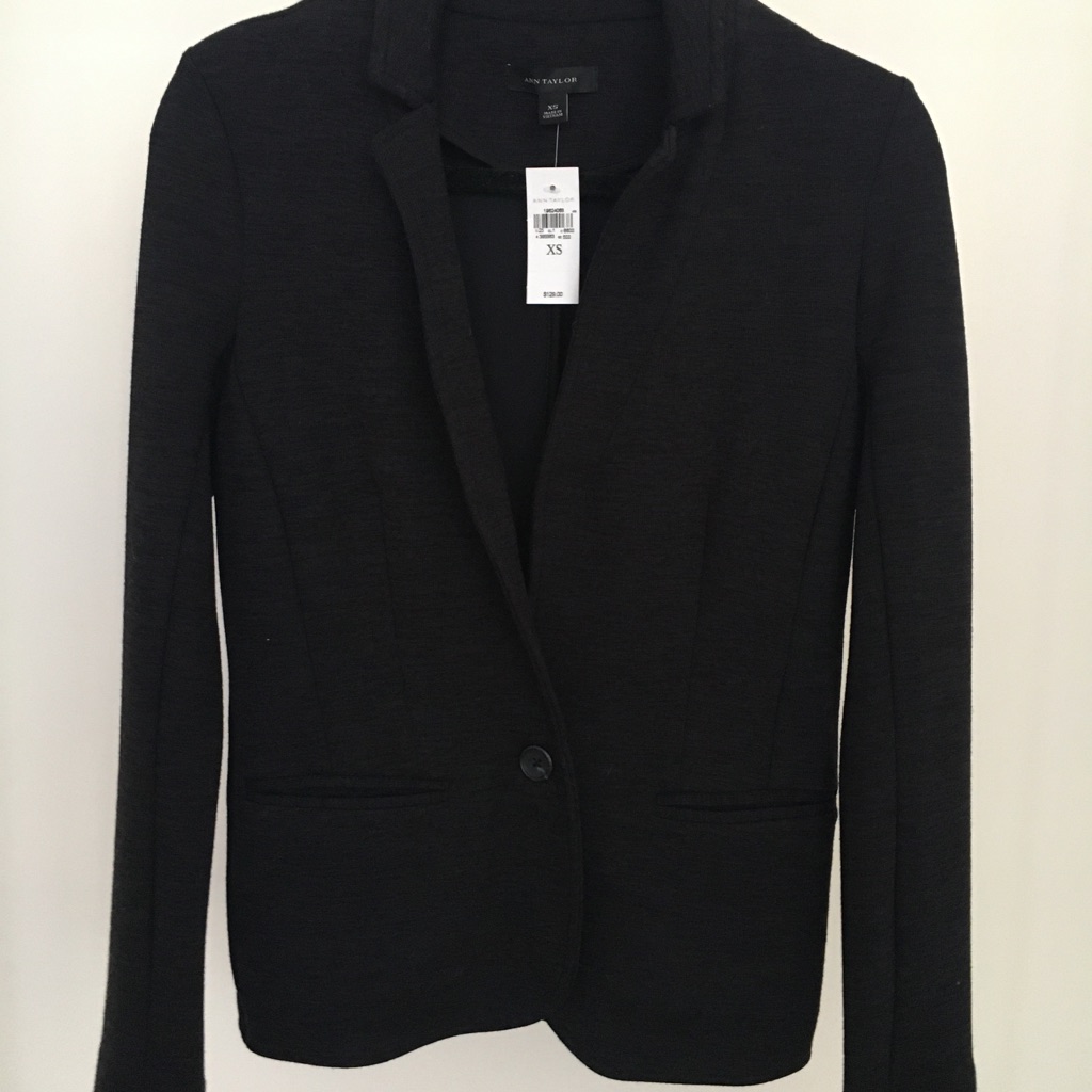 Ann Taylor One-Button Blazer, Size Xs